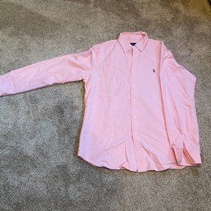 Ralph Lauren Pink Long Sleeve Dress Shirt